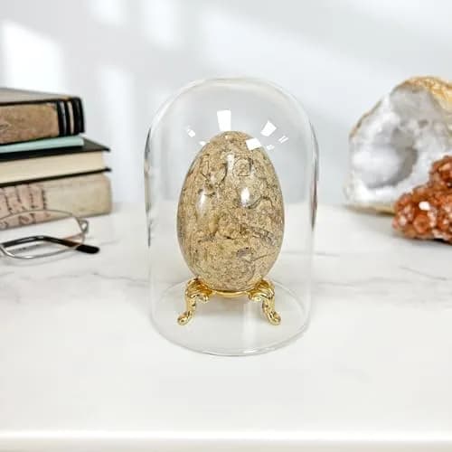 Plymor 3" x 4" Glass Display Dome Cloche (no Base) | Handcrafted Clear Glass Enclosure (70-120 chars) thumbnail 2