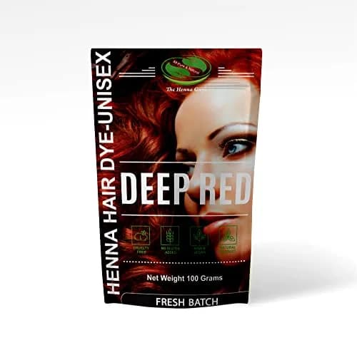 The Henna Guys Deep Red Henna Hair & Beard Color 100g | Natural Plant-Based Hair Dye thumbnail 1