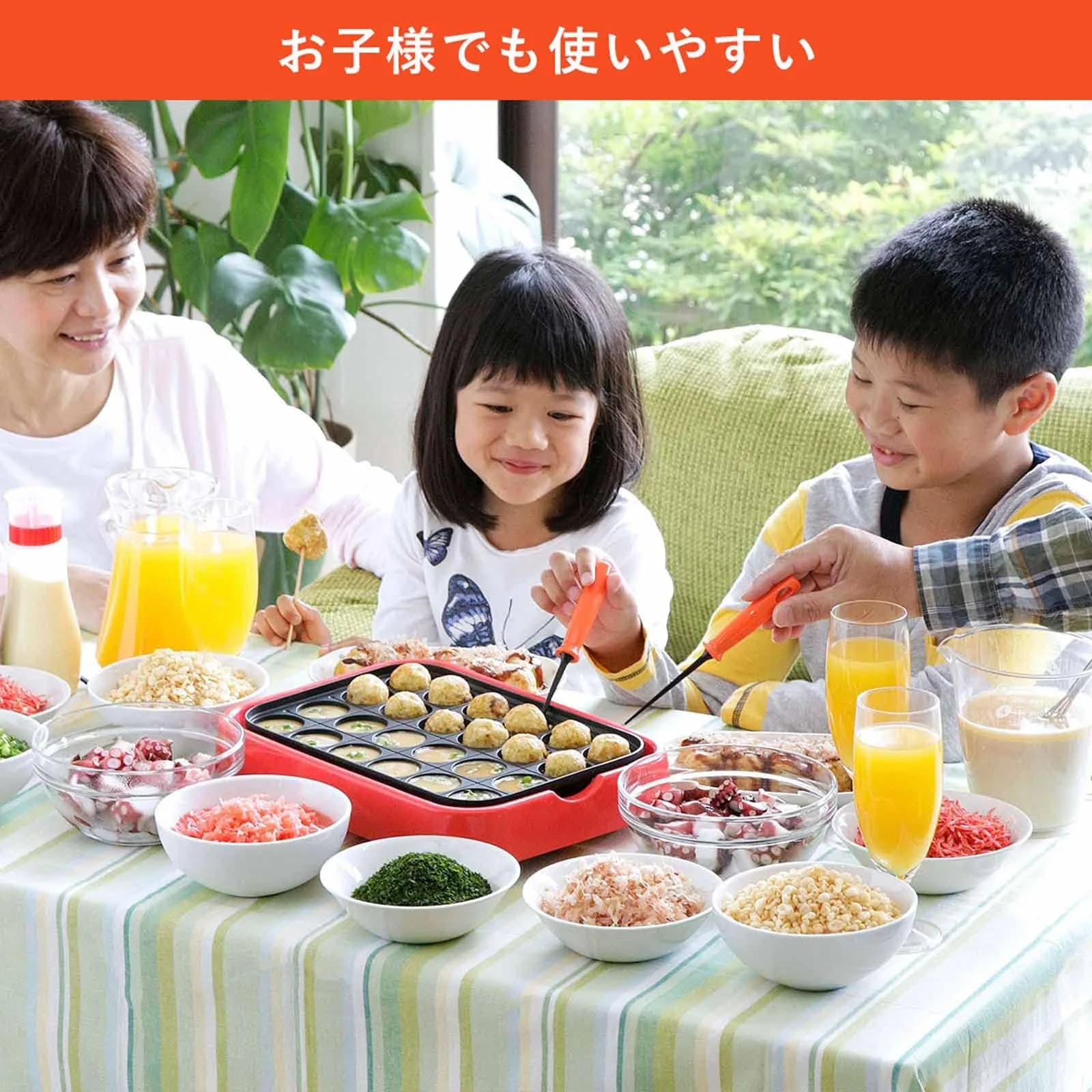 Shimomura Planning Takoyaki Picks Set of 2 | Scratch-Resistant Nylon Resin for Hot Plates & Cooking thumbnail 5