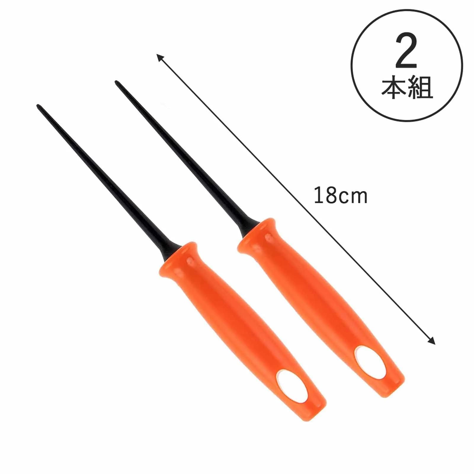 Shimomura Planning Takoyaki Picks Set of 2 | Scratch-Resistant Nylon Resin for Hot Plates & Cooking thumbnail 7