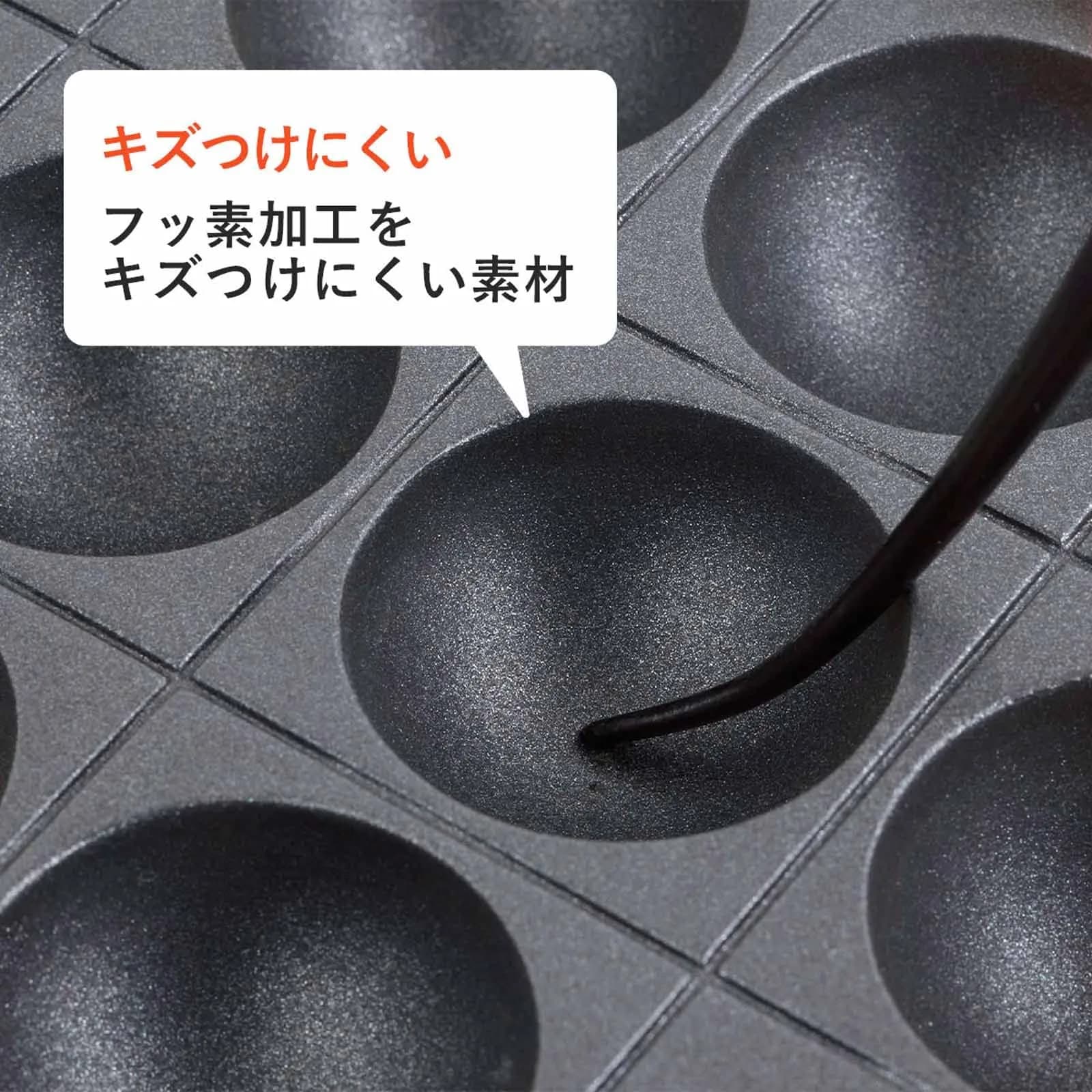 Shimomura Planning Takoyaki Picks Set of 2 | Scratch-Resistant Nylon Resin for Hot Plates & Cooking thumbnail 3