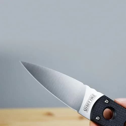 Cold Steel Secret Edge Neck Knife 6.5" Overall | Japanese AUS8A Steel, Griv-Ex Handle, Secure-Ex Sheath thumbnail 7
