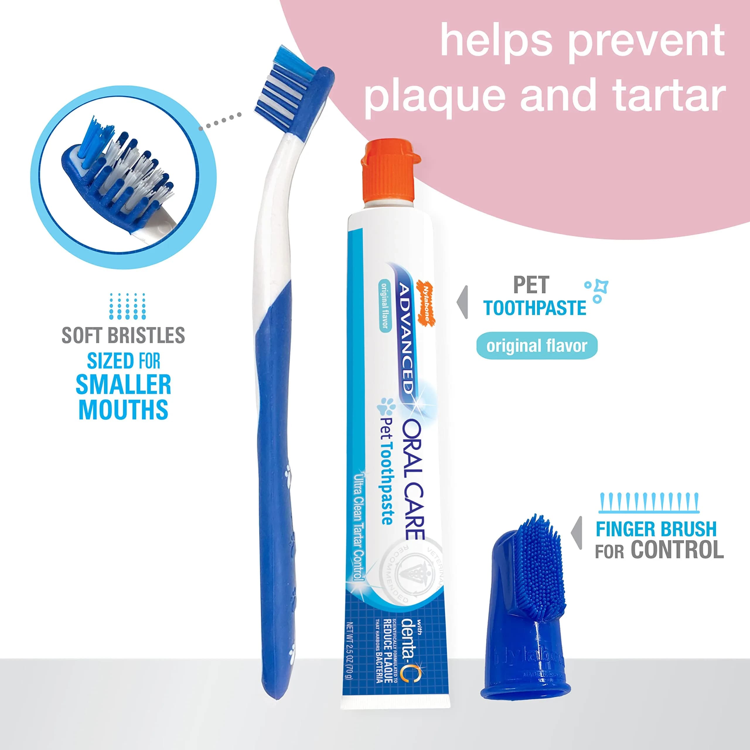 Nylabone Advanced Oral Care Puppy Dental Kit Puppy Original 3 Count thumbnail 2