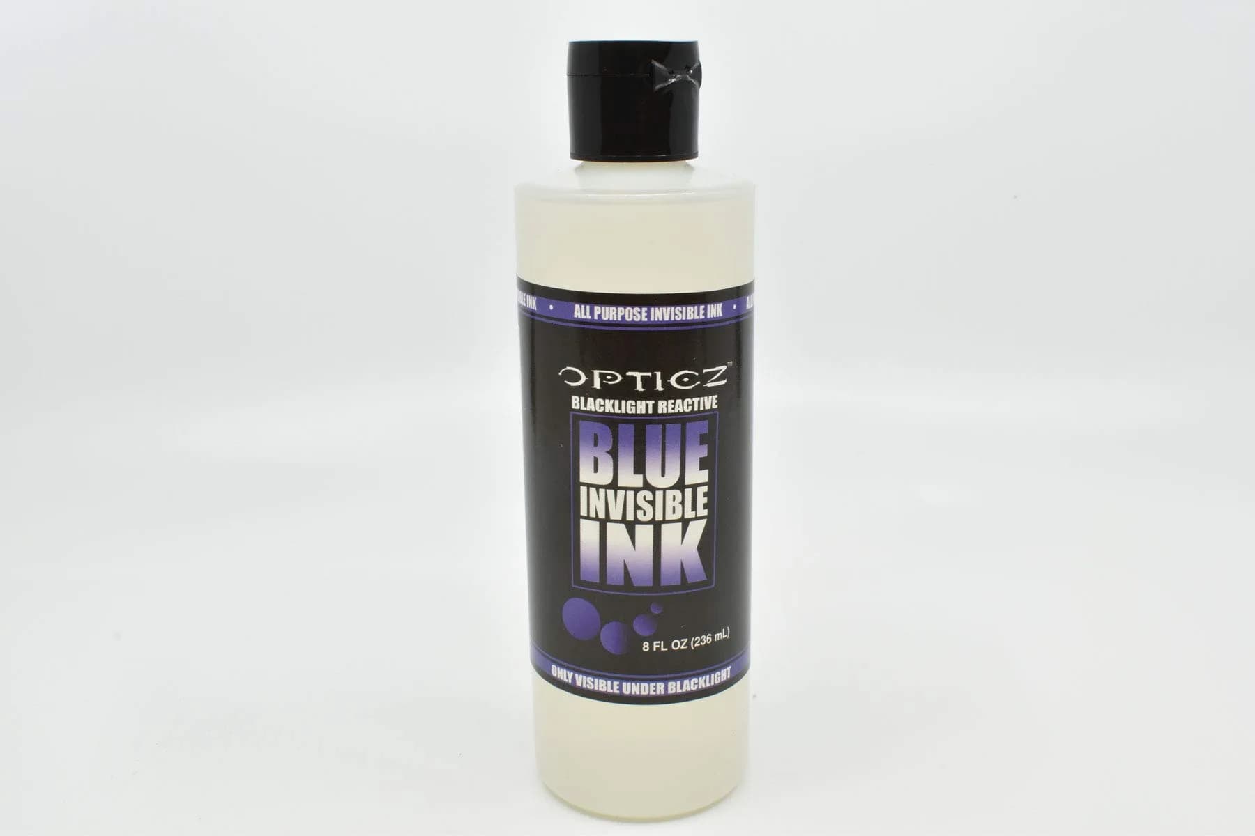 Opticz Blue UV Blacklight Reactive Security Ink 236ml (8 fl oz) | Invisible Ink for Security & Events - view 4