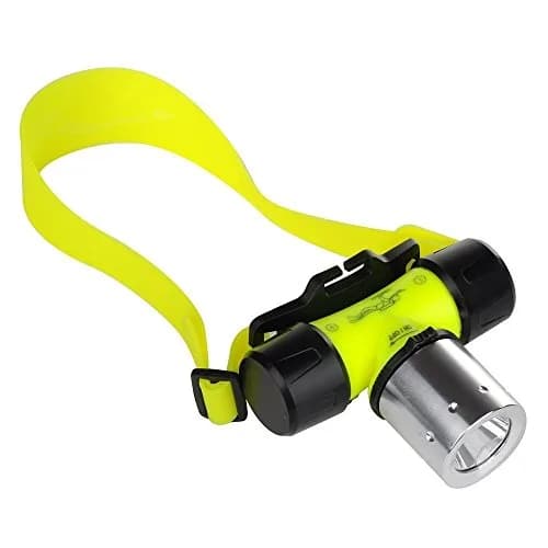 BESTSUN Diving Headlamp 1800 Lumens Waterproof IPX-8 | High Lumen Underwater Scuba Torch thumbnail 1