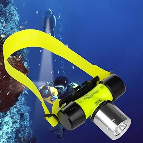 BESTSUN Diving Headlamp 1800 Lumens Waterproof IPX-8 | High Lumen Underwater Scuba Torch thumbnail 4