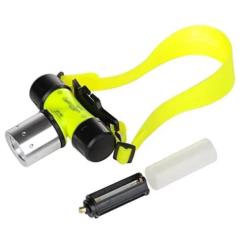 BESTSUN Diving Headlamp 1800 Lumens Waterproof IPX-8 | High Lumen Underwater Scuba Torch thumbnail 2