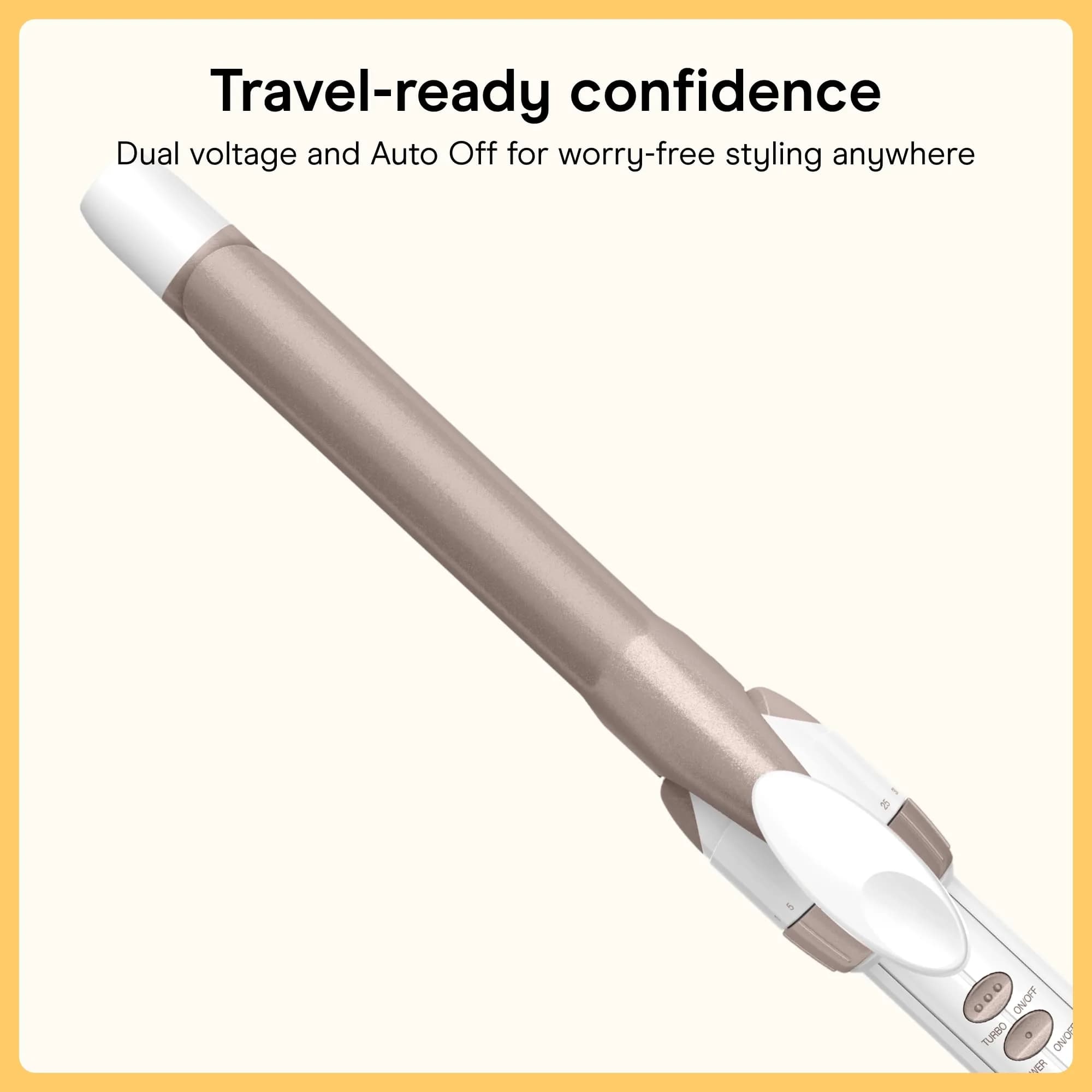 Conair Double Ceramic Curling Iron 1.9 cm (0.75-in) | 30 Heat Settings & Dual Voltage - view 6