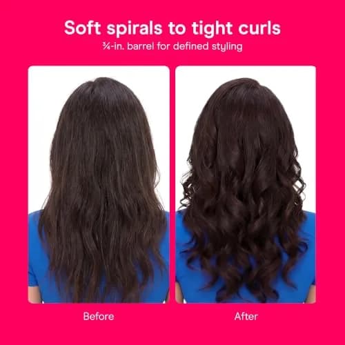 Conair Double Ceramic Curling Iron 1.9 cm (0.75-in) | 30 Heat Settings & Dual Voltage thumbnail 3