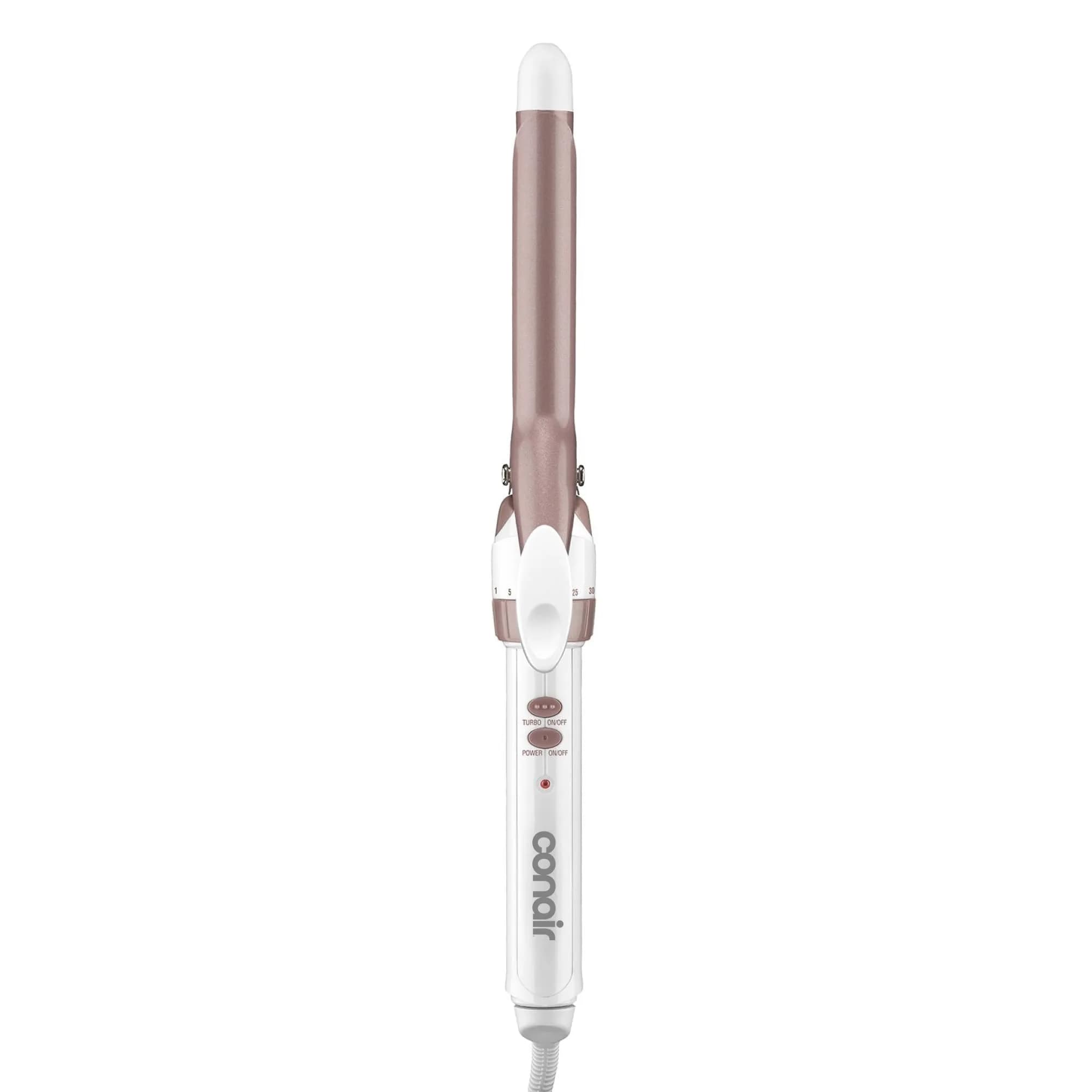 Conair Double Ceramic Curling Iron 1.5 Inch Barrel | Creates Soft Waves & Lasting Curls — 0.75 Inch