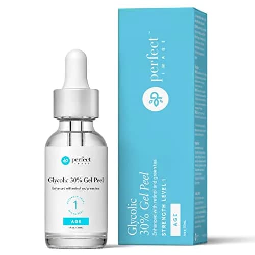 Perfect Image Glycolic Acid 30% Gel Peel with Retinol & Green Tea, 30mL | Professional Chemical Exfoliant for All Skin Types thumbnail 1