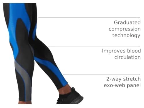 CW-X Men's Stabilyx Compression Tights | Targeted Support for Joints & Stability (70-120 chars) thumbnail 4
