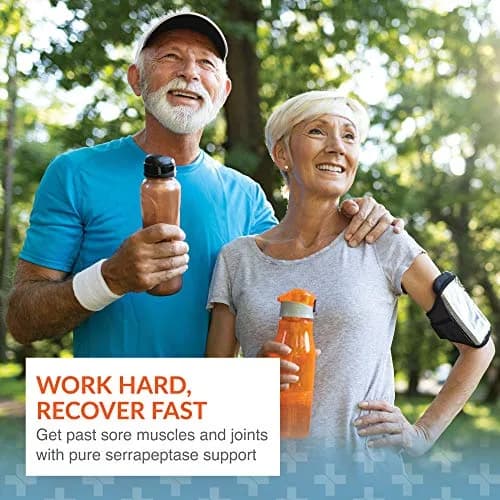 Arthur Andrew Medical Serretia Pure Serrapeptase Enzyme 30 Capsules | 250,000 SPU Muscle & Sinus Support thumbnail 3