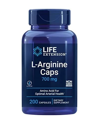 Life Extension L-Arginine Caps 700 mg 200 Capsules | Supports Arterial & Immune Health, 200-Day Supply thumbnail 1