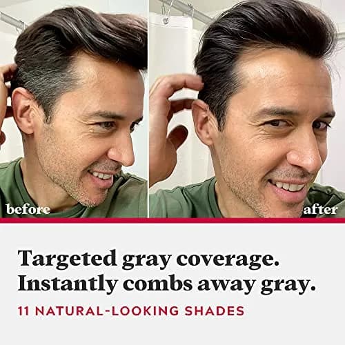 Just for Men Easy Comb-In Color Light Brown A-25 | No-Mix Gray Coverage thumbnail 2