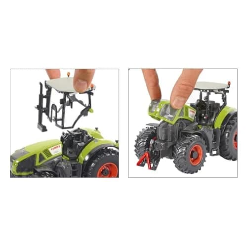 Siku Farmer Claas Axion 950 Tractor 1:32 Scale | Metal & Plastic Green Toy thumbnail 4