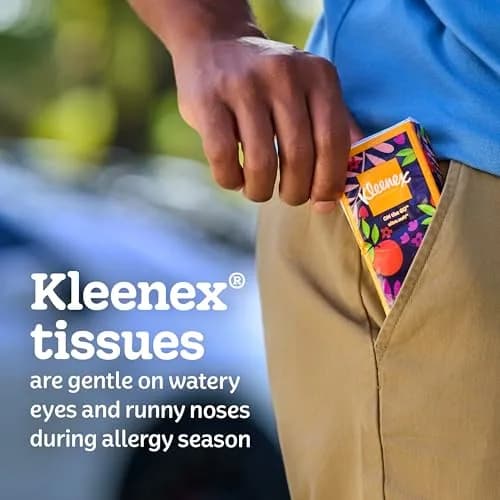 Kleenex On-The-Go Facial Tissues, 8 Travel Packs, 10 Tissues per Pack | 3-Ply Soft & Absorbent thumbnail 8