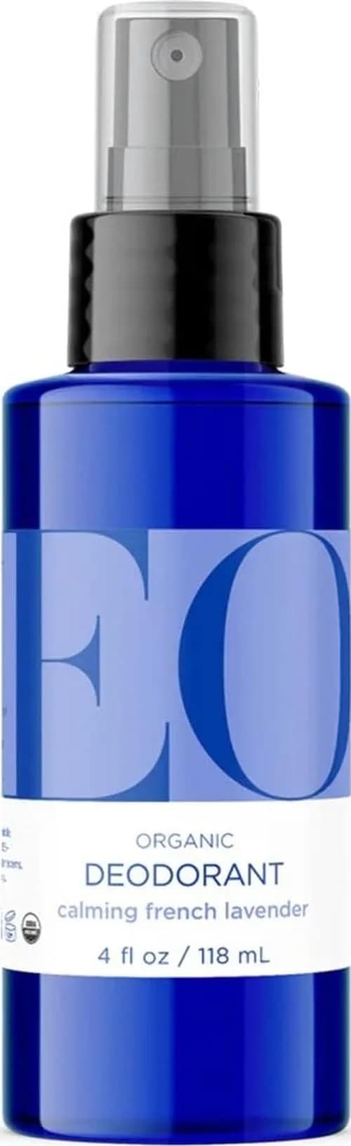 EO Organic Deodorant Spray Lavender 120ml (4 Fl Oz) | Certified Organic, Aluminum-Free — 2 Fl Oz