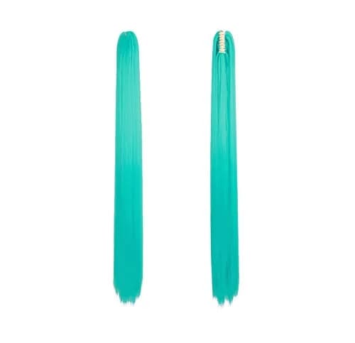 MapofBeauty Long Straight Cosplay Wig 120cm (47 Inch) | Mixed Cyan thumbnail 8