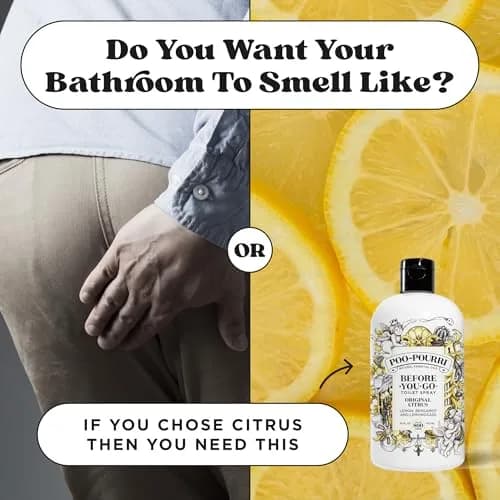 Poo-Pourri Before-You-Go Toilet Spray Refill, Original Citrus 473ml (16 Fl Oz) | Traps Odor Before It Begins thumbnail 7