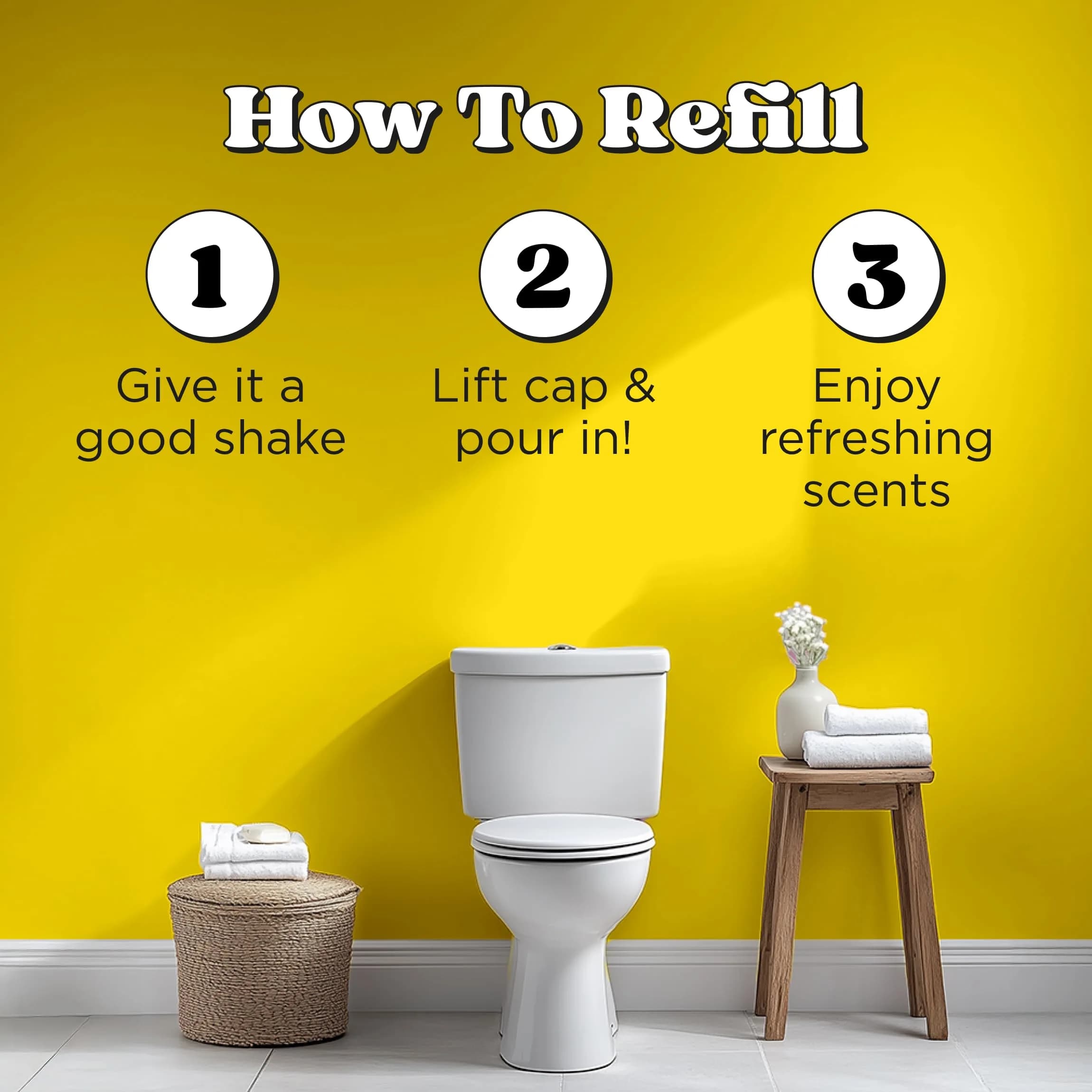 Poo-Pourri Before-You-Go Toilet Spray Refill, Original Citrus 473ml (16 Fl Oz) | Traps Odor Before It Begins - view 2
