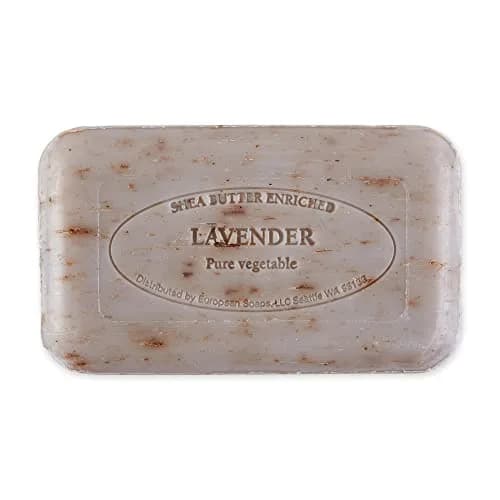 Pre de Provence Shea Butter French Moisturizing Soap Bar, Lavender | Long Lasting Rich Lather, Quad Milled, 5.3 Oz thumbnail 3