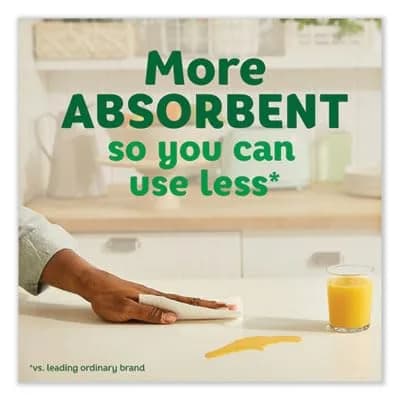 Bounty Select-A-Size Paper Towels, White, 8 Double Plus Rolls (984 Sheets Total) | Absorbent & Quicker Picker Upper thumbnail 2