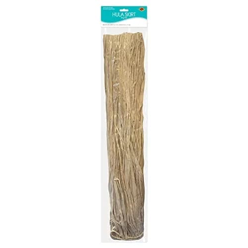 Beistle King Size Raffia Hula Skirt (natural) Party Accessory | Luau Costume thumbnail 6
