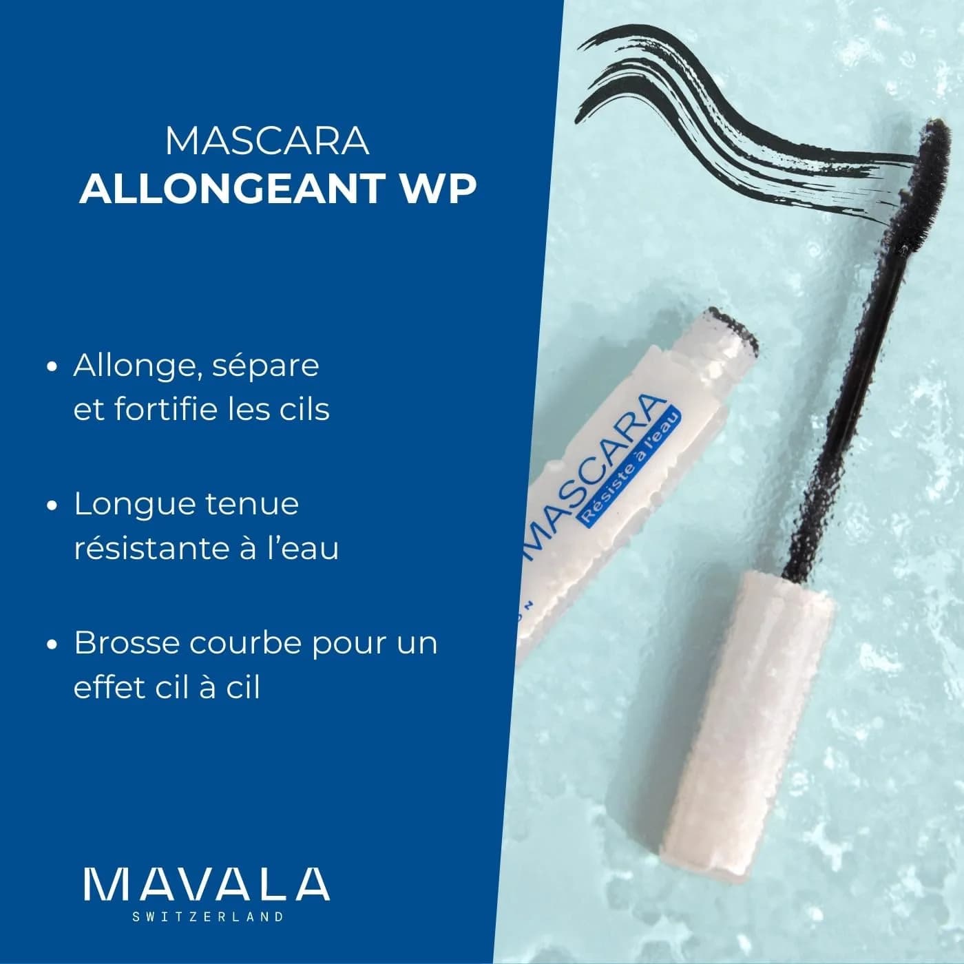 Mavala Waterproof Mascara Night Blue 10ml (0.32 Fl Oz) | Defines & Smoothes Lashes - view 6