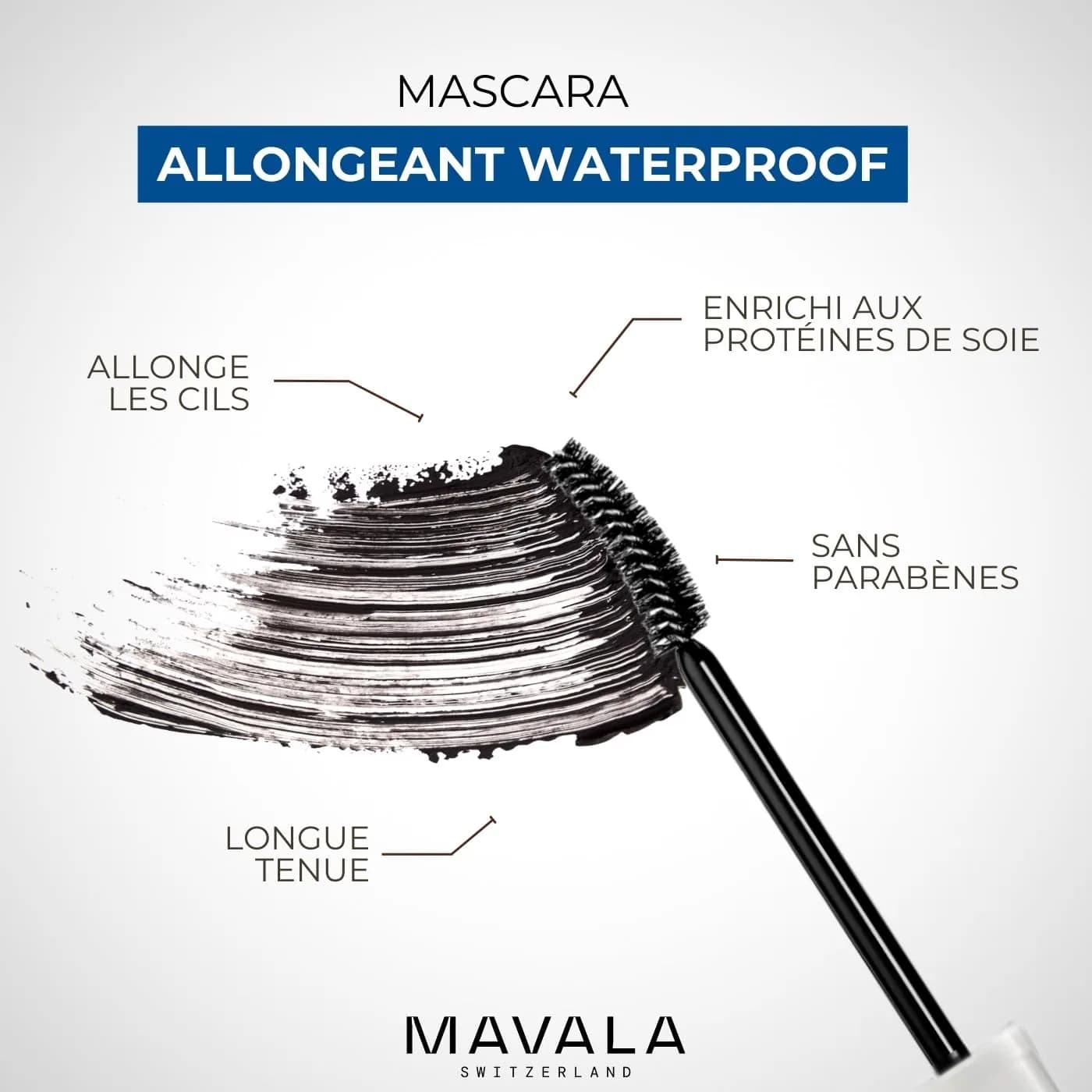 Mavala Waterproof Mascara Night Blue 10ml (0.32 Fl Oz) | Defines & Smoothes Lashes - view 3