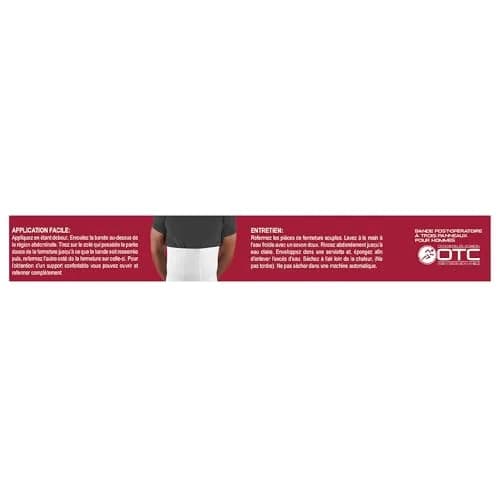 OTC Abdominal Binder for Men, Three-Panel Body, 9-Inch Elastic | Post-Surgical Support & Full-Length Comfort thumbnail 9
