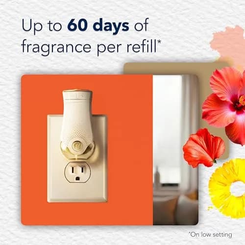 Glade Hawaiian Breeze PlugIns Air Freshener Starter Kit, 0.67 Fl Oz (19.8ml) | Essential Oils for Home & Bathroom thumbnail 2