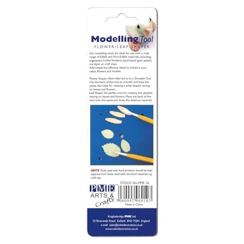 PME Flower Leaf Shaper Tool 167mm (6.6") | Create Detailed Veining on Fondant and Gum Paste thumbnail 4