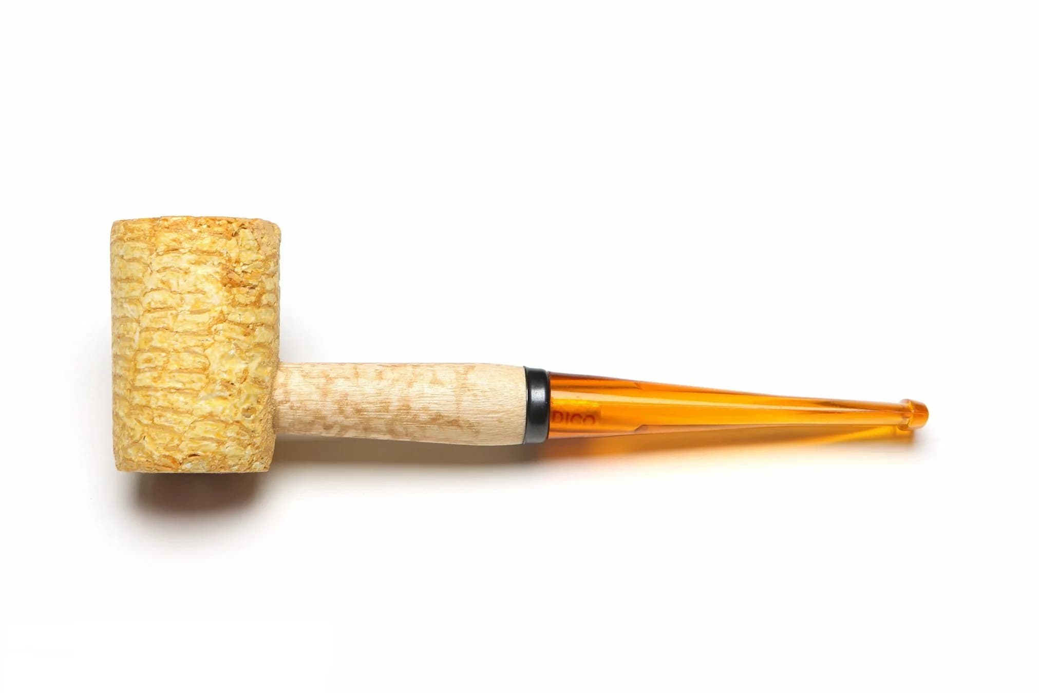 Missouri Meerschaum Legend Corn Cob Tobacco Pipe - Flat, Straight Bit | 15.2 cm (6 in) Length - main product image