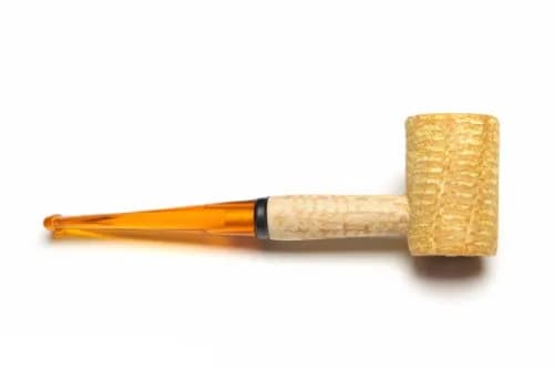 Missouri Meerschaum Legend Corn Cob Tobacco Pipe - Flat, Straight Bit | 15.2 cm (6 in) Length thumbnail 2
