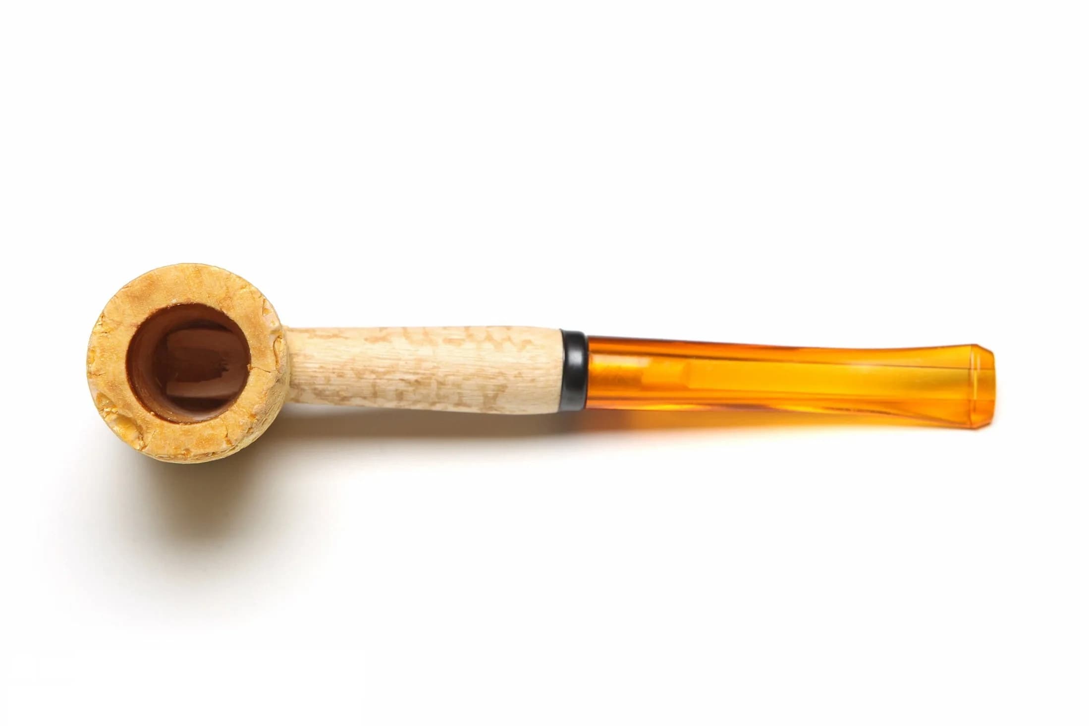 Missouri Meerschaum Legend Corn Cob Tobacco Pipe - Flat, Straight Bit | 15.2 cm (6 in) Length - view 3