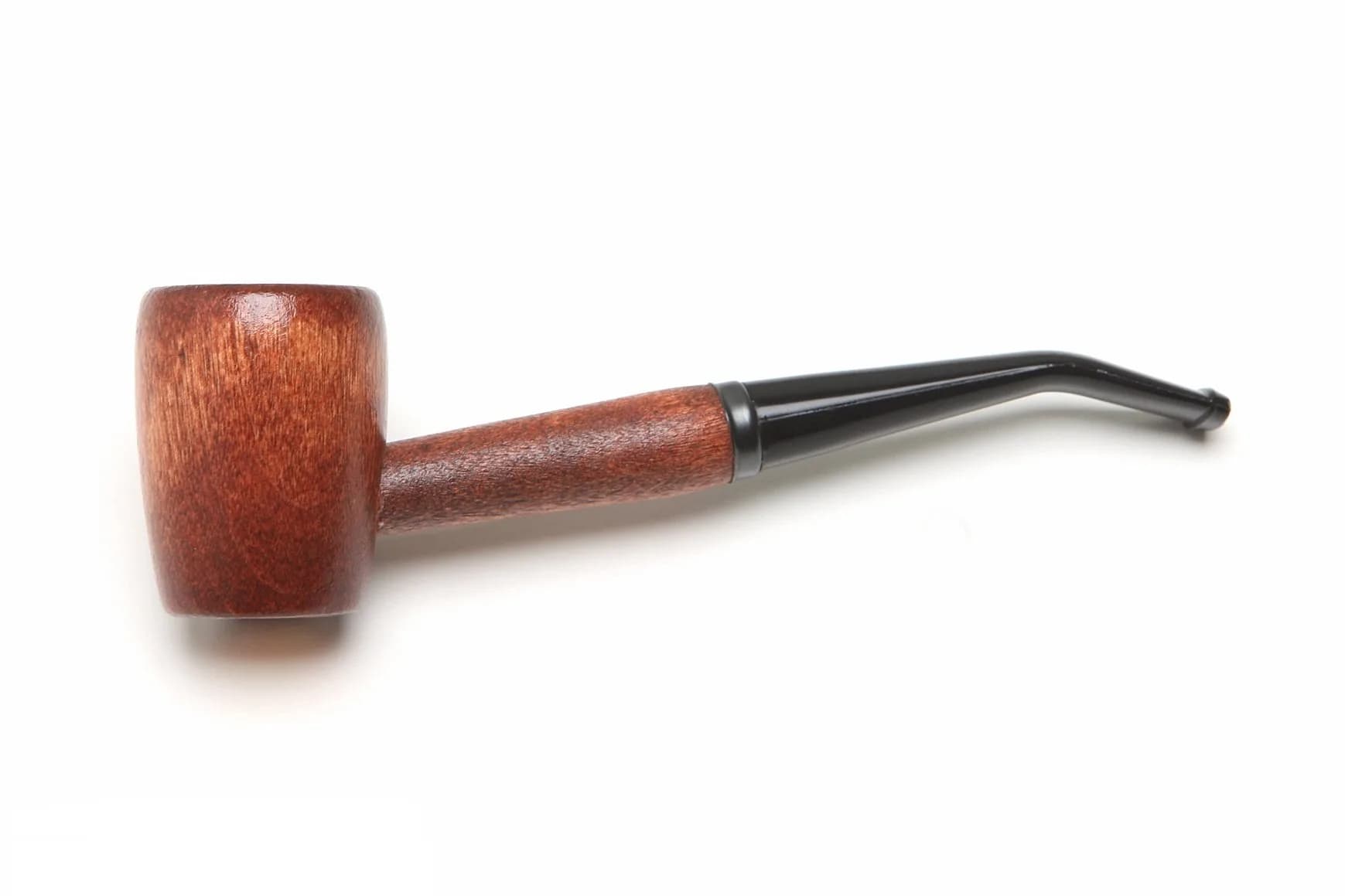 Missouri Meerschaum Ozark Mountain Hardwood Pipe Rob Roy Bent 14cm (5.5in) | Classic Maple Wood Design - main product image