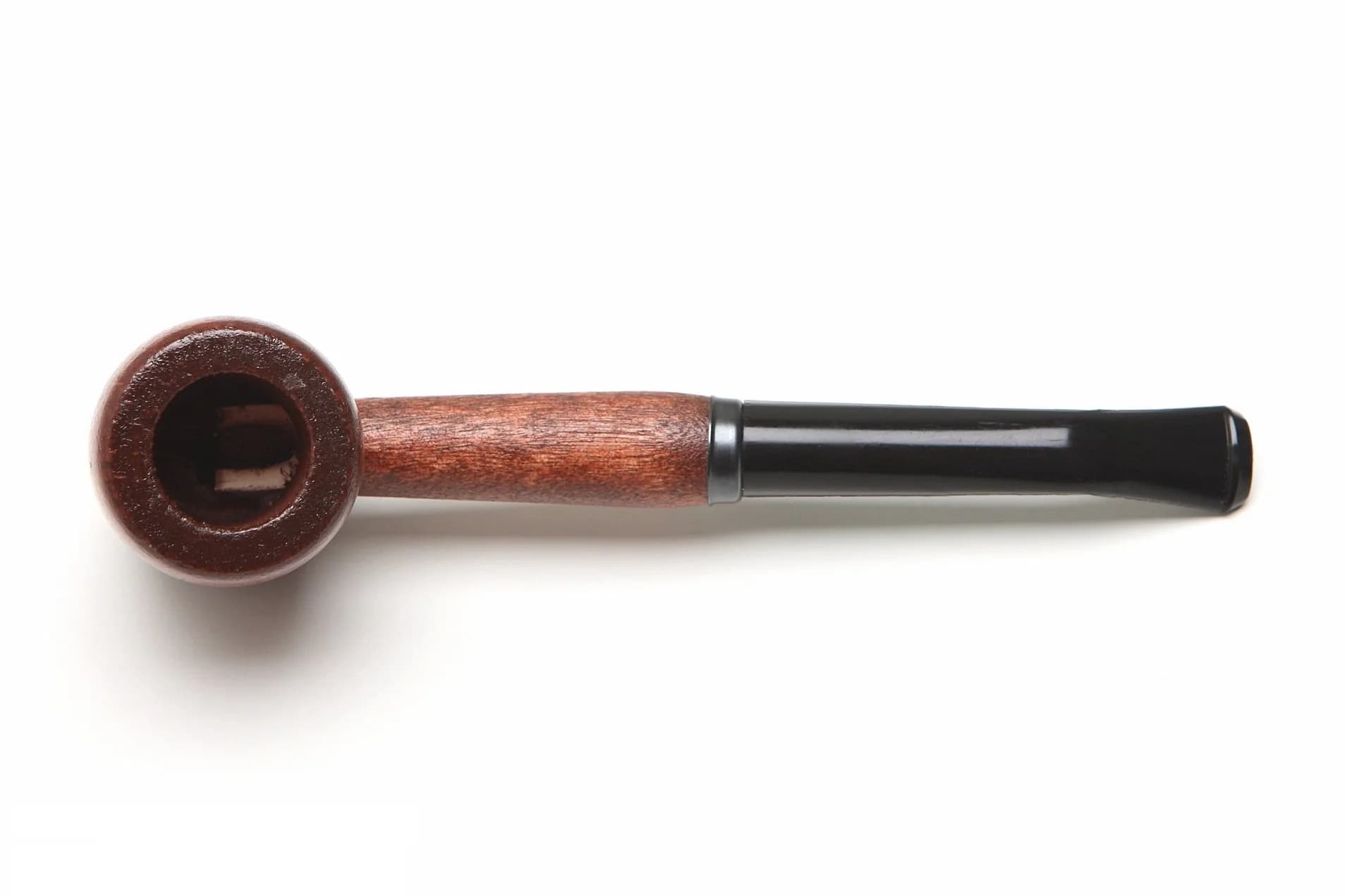 Missouri Meerschaum Ozark Mountain Hardwood Pipe Rob Roy Bent 14cm (5.5in) | Classic Maple Wood Design - view 3