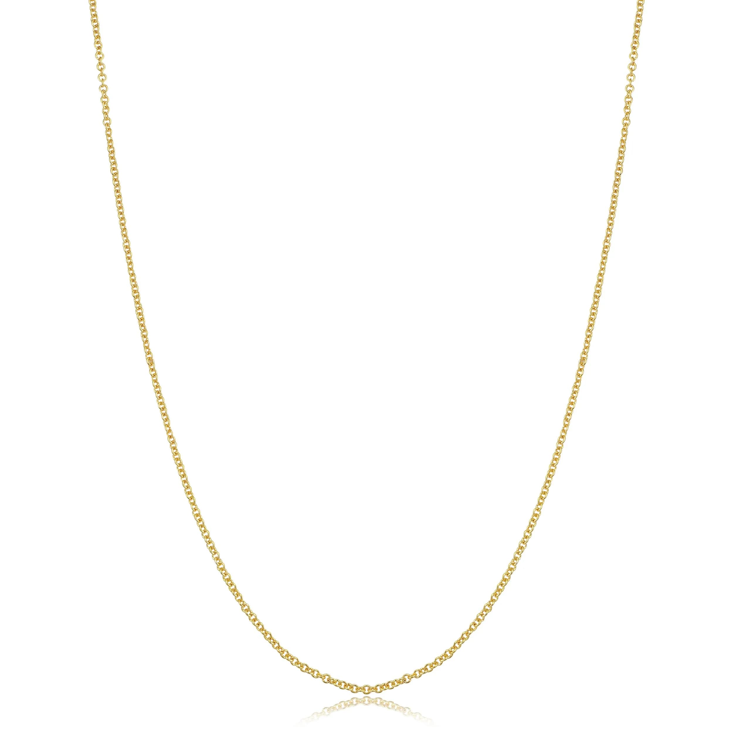 Kooljewelry 14k Gold Filled Cable Chain Necklace 45 cm (18 inch) | Elegant Everyday Jewelry - main product image