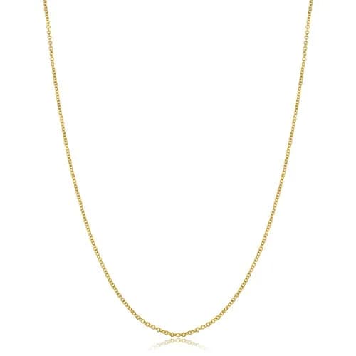 Kooljewelry 14k Gold Filled Cable Chain Necklace 45 cm (18 inch) | Elegant Everyday Jewelry thumbnail 1