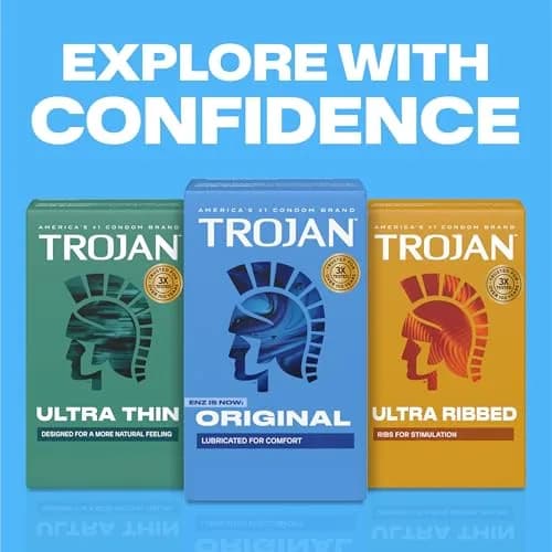 Trojan ENZ Lubricated Condoms for Men, 36 Count | Classic Design, Trusted Protection thumbnail 6