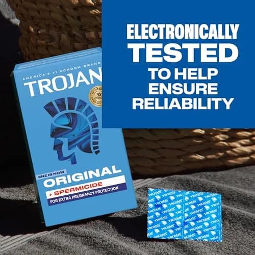 TROJAN ENZ Spermicidal Condoms 36 Count | Classic Protection with Added Spermicide thumbnail 8