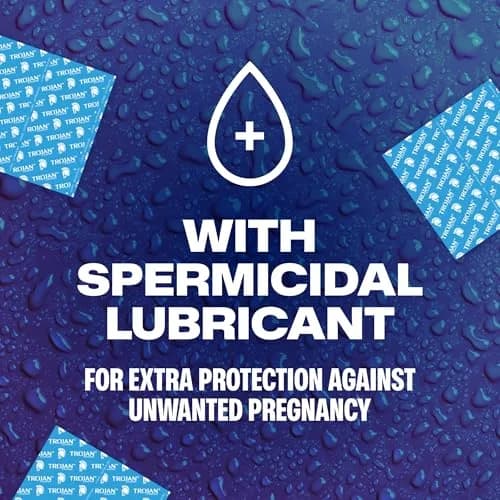 TROJAN ENZ Spermicidal Condoms 36 Count | Classic Protection with Added Spermicide thumbnail 9