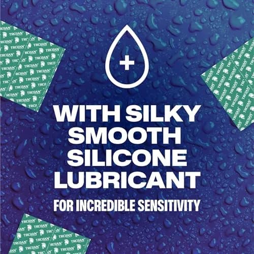 TROJAN Ultra Thin Condoms for Sensitivity, Lubricated, 36 Count | Natural Feeling & Trusted Protection thumbnail 9
