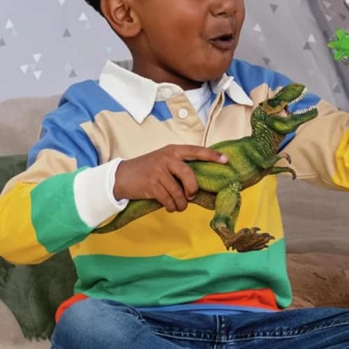 Schleich Tyrannosaurus Rex Dino Figurine 27.9cm (11" x 5.5" x 3.7") | Movable Jaw Toy for Kids 4+ thumbnail 3