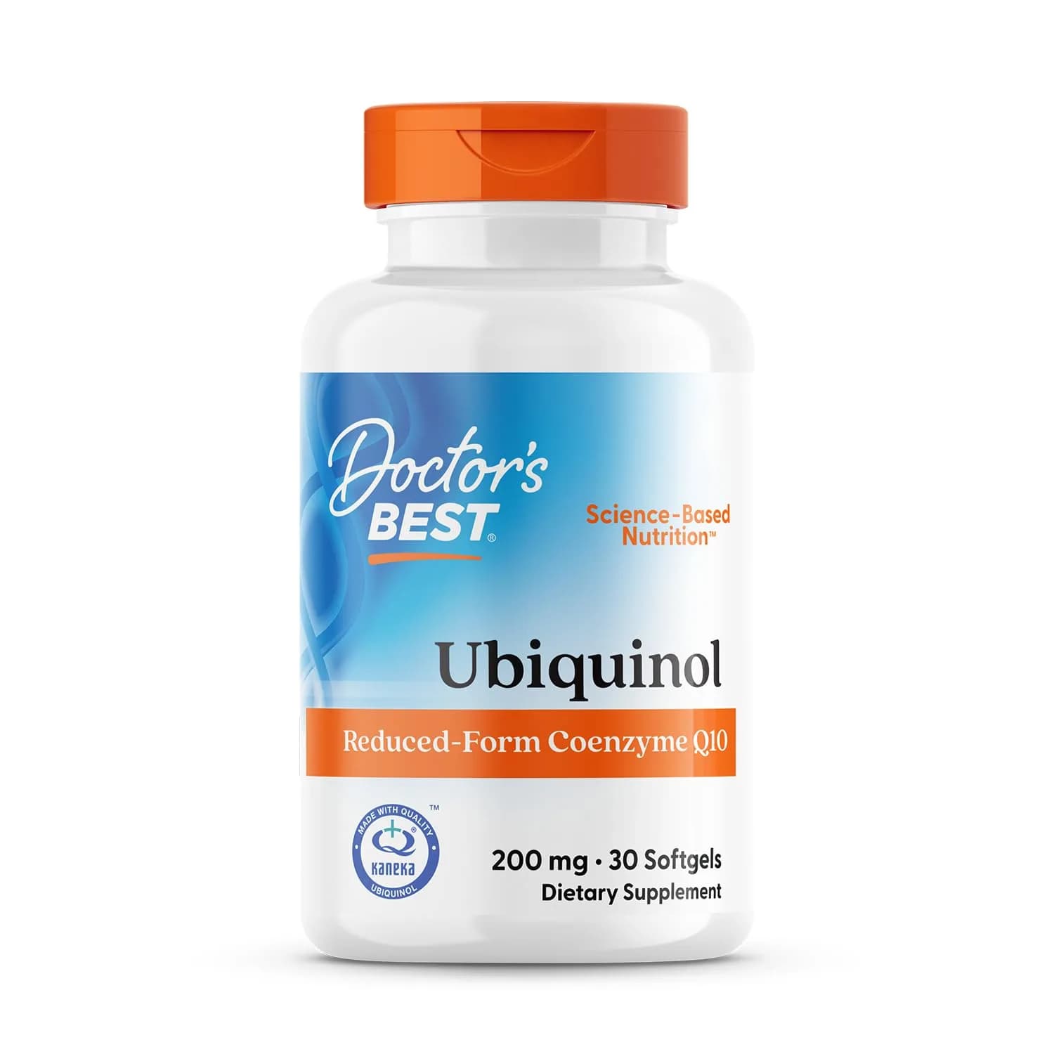 Doctor's BEST Kaneka Ubiquinol 200 mg Softgels (30 Count) | Heart Health & Antioxidant Support - main product image