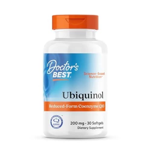 Doctor's BEST Kaneka Ubiquinol 200 mg Softgels (30 Count) | Heart Health & Antioxidant Support thumbnail 1