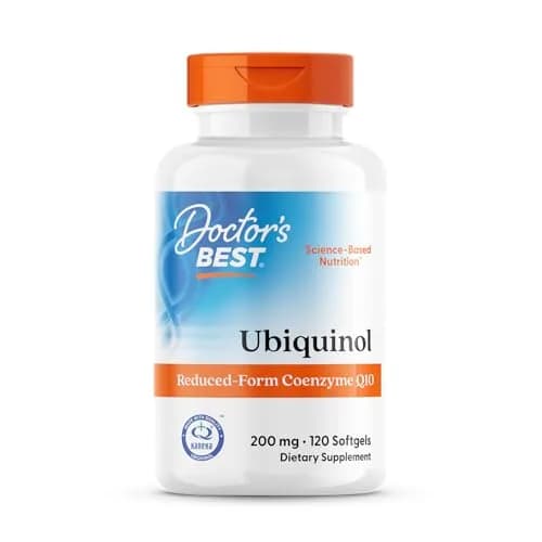 Doctor's BEST Kaneka Ubiquinol 200 mg Softgels (120 Count) | Heart Health & Antioxidant Support thumbnail 1