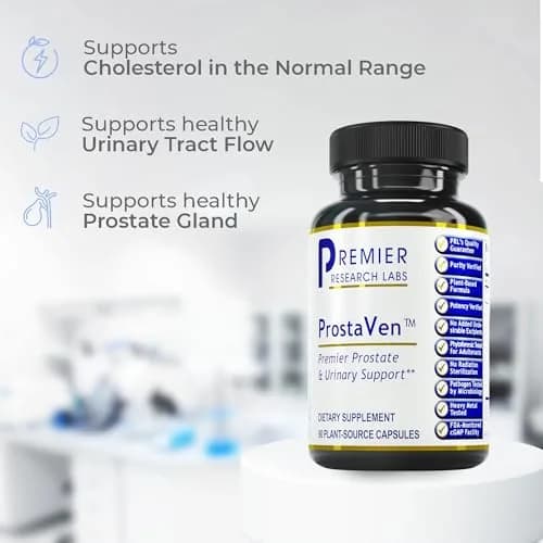 Premier Research Labs ProstaVen 90 Vegetarian Capsules | Herbal Support for Prostate & Urinary Health thumbnail 4