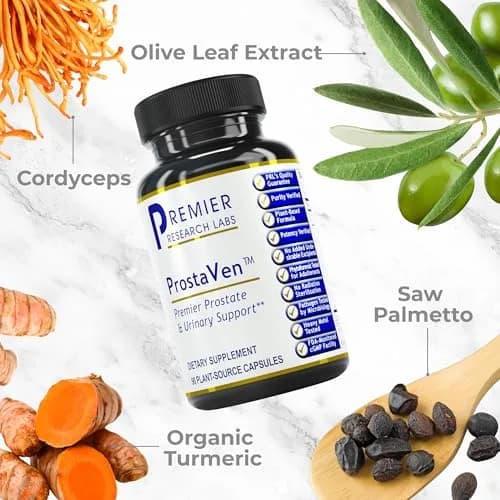 Premier Research Labs ProstaVen 90 Vegetarian Capsules | Herbal Support for Prostate & Urinary Health thumbnail 3